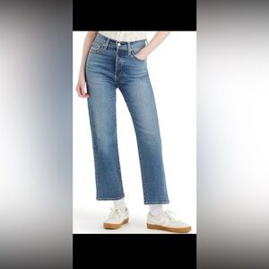 Levi's Ribcage Straight Ankle Light Blue Women's Jeans Size 30
